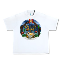 White oh holy night Urban Heavy Tee - BundleAndBundleShop