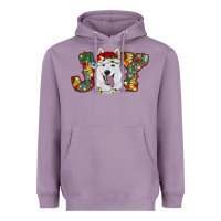 Lavender white shepherd christmas joy Heavyweight Hoodie - RanaPortraitStore