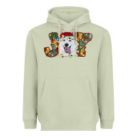 Matcha white shepherd christmas joy Heavyweight Hoodie - RanaPortraitStore