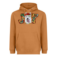 Meerkat white shepherd christmas joy Heavyweight Hoodie - RanaPortraitStore