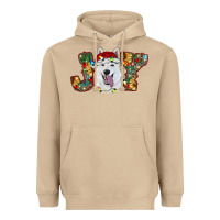 Mushroom white shepherd christmas joy Heavyweight Hoodie - RanaPortraitStore