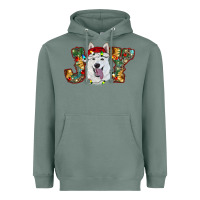 Sage white shepherd christmas joy Heavyweight Hoodie - RanaPortraitStore
