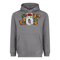 Storm white shepherd christmas joy Heavyweight Hoodie - RanaPortraitStore