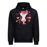 Black valentines day baby calf Urban Hoodie - Jasminsmagicworld