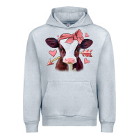 Heather Grey valentines day baby calf Urban Hoodie - Jasminsmagicworld