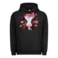 Pigment Black valentines day baby calf Urban Hoodie - Jasminsmagicworld