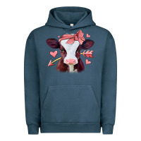 Pigment Midnight Navy valentines day baby calf Urban Hoodie - Jasminsmagicworld
