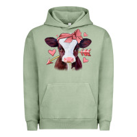 Pigment Oil Green valentines day baby calf Urban Hoodie - Jasminsmagicworld