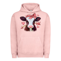 Pigment Salmon valentines day baby calf Urban Hoodie - Jasminsmagicworld