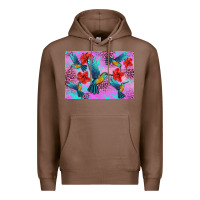 Chestnut Flower Hummingbird Premium Hoodie - Artiststas