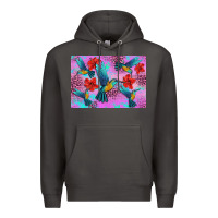 Smoke Flower Hummingbird Premium Hoodie - Artiststas