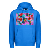 True Royal Flower Hummingbird Premium Hoodie - Artiststas