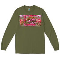 Army Green Howdy Valentine Long Sleeve Tee - CowhideDigitalArt