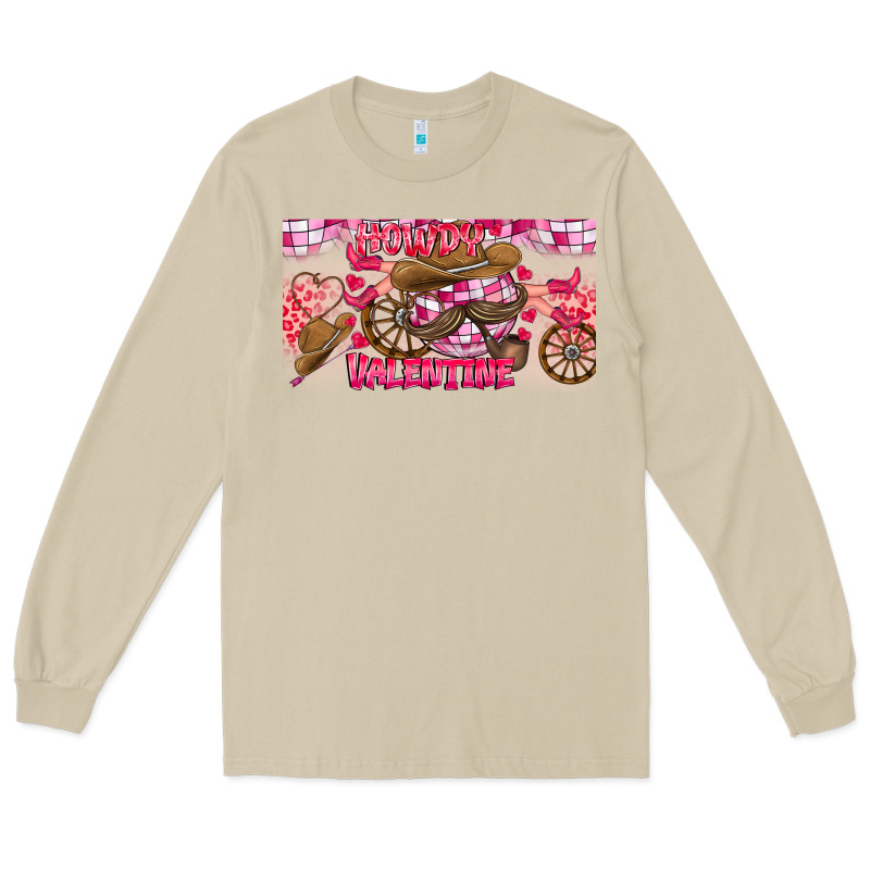 Howdy Valentine Long Sleeve Tee by CowhideDigitalArt | Teevron