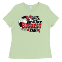Matcha little brother biggest fan soccer Ladies Tee - FaDigitalArtStudio