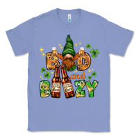 Colony Blue St. Patrick's Bad and boozy with gnome Classic Tee - HowdyJamesFarm