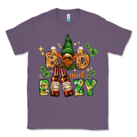 Lavender St. Patrick's Bad and boozy with gnome Classic Tee - HowdyJamesFarm