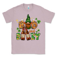 Lilac St. Patrick's Bad and boozy with gnome Classic Tee - HowdyJamesFarm