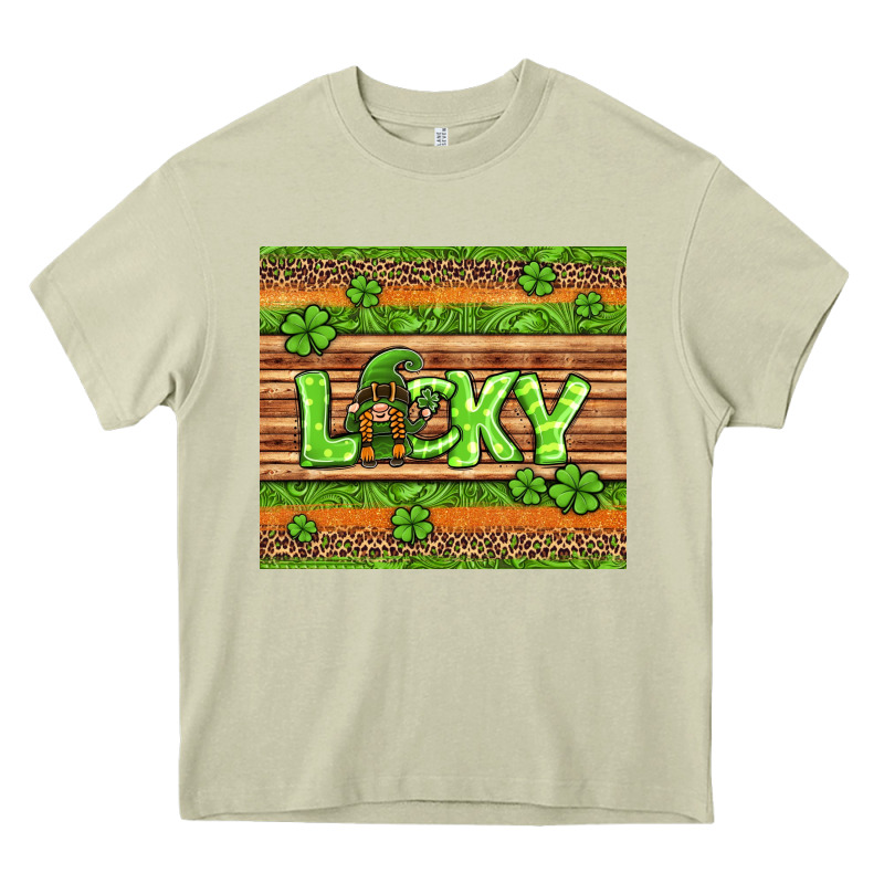 St Patricks Lucky Gnome Heavy Core Tee by Jasminsmagicworld | Teevron