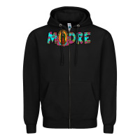 Black our lady of guadalupe madre Zipper Hoodie - JahusDesignShop