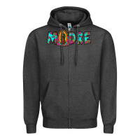 Charcoal Heather our lady of guadalupe madre Zipper Hoodie - JahusDesignShop