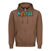 Chestnut our lady of guadalupe madre Zipper Hoodie - JahusDesignShop