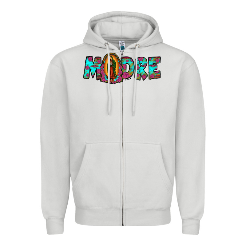 Our Lady Of Guadalupe Madre Zipper Hoodie by JahusDesignShop | Teevron