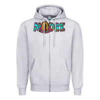 Heather Grey our lady of guadalupe madre Zipper Hoodie - JahusDesignShop