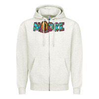 Oatmeal Heather our lady of guadalupe madre Zipper Hoodie - JahusDesignShop