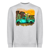 Heather Grey truck Heavyweight Sweatshirt - JahusDesignShop