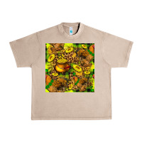 French Oak St. Patrick's Chicken With Pot Of Gold Urban Heavy Tee - FaDigitalArtStudio