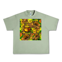 Oil Green St. Patrick's Chicken With Pot Of Gold Urban Heavy Tee - FaDigitalArtStudio