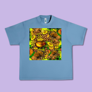 St. Patrick's Chicken With Pot Of Gold Urban Heavy Tee Designed By Fadigitalartstudio