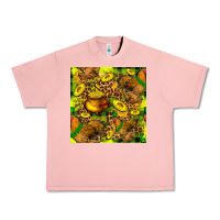 Salmon St. Patrick's Chicken With Pot Of Gold Urban Heavy Tee - FaDigitalArtStudio