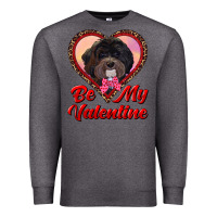 Charcoal Heather be my valentine Premium Sweatshirt - RanaPortraitStore