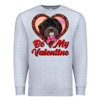 Heather Grey be my valentine Premium Sweatshirt - RanaPortraitStore