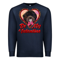 Navy be my valentine Premium Sweatshirt - RanaPortraitStore