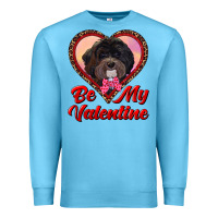Ocean Blue be my valentine Premium Sweatshirt - RanaPortraitStore