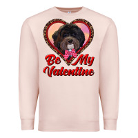 Pale Pink be my valentine Premium Sweatshirt - RanaPortraitStore