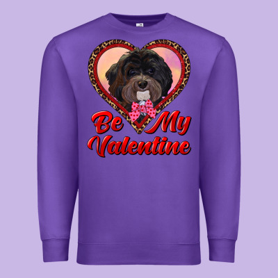 Be My Valentine Premium Sweatshirt Designed By Ranaportraitstore