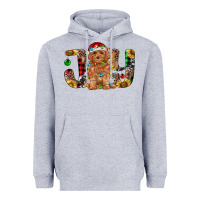 Heather Grey toy poodle christmas joy Heavyweight Hoodie - RanaPortraitStore