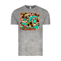 Cloud Rock cancer turquoise cowhide Vintage Tee - RanaPortraitStore