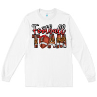 White football team Long Sleeve Tee - CowhideDigitalArt