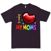 Plum i love my moms Premium Tee - OliviaCreatesArt
