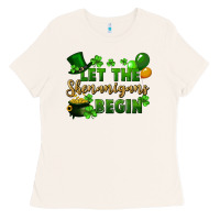 Bone Let the shenanigans begin St. Patricks Day Ladies Tee - FaDigitalArtStudio