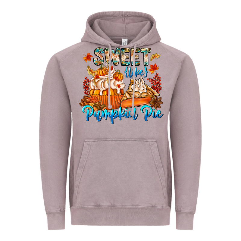 Sweet Like Pumpkin Pie Vintage Hoodie by CowhideDigitalArt | Teevron