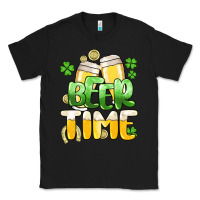 Black St.Patrick's Beer time Classic Tee - HowdyJamesFarm