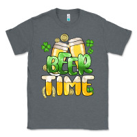 Charcoal Heather St.Patrick's Beer time Classic Tee - HowdyJamesFarm