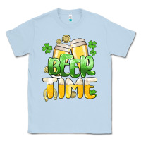 Dusty Blue St.Patrick's Beer time Classic Tee - HowdyJamesFarm