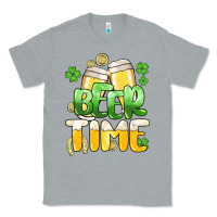 Heather Grey St.Patrick's Beer time Classic Tee - HowdyJamesFarm
